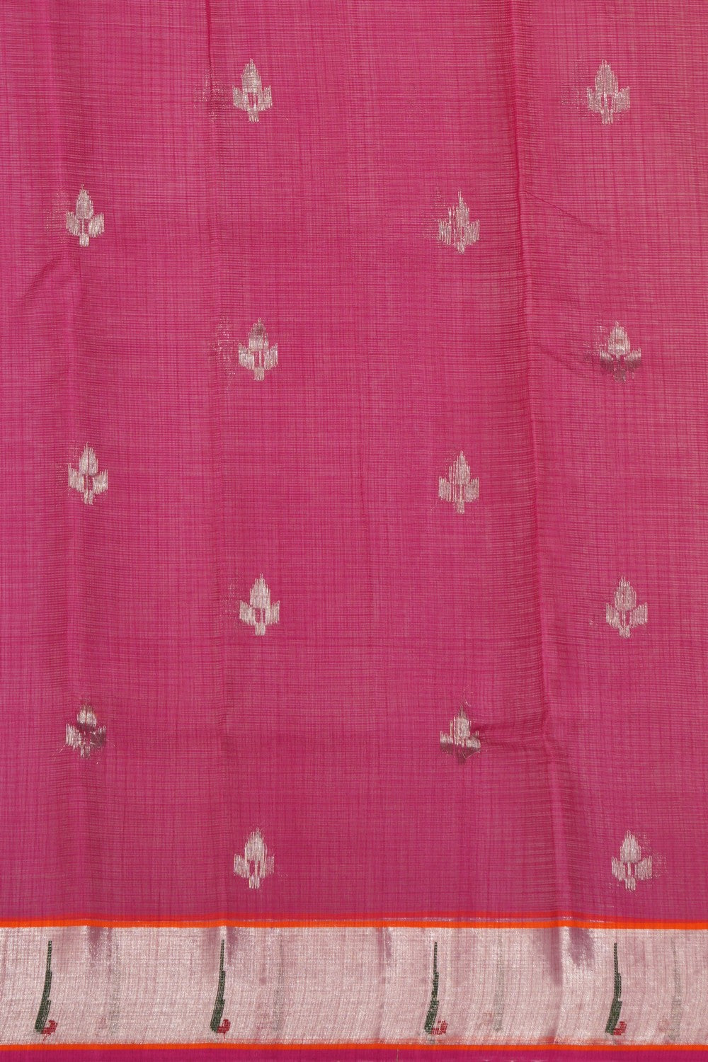 Image of A Lustrous Kota Moss Green Saree